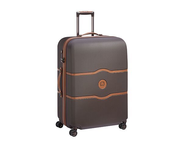 Delsey 67cm Chatelet Air 4 Double-Wheel Trolley Suitcase - Chocolate